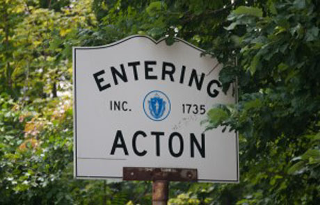 Entering Acton