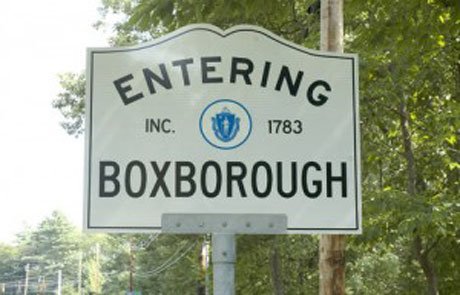 Entering Boxborough